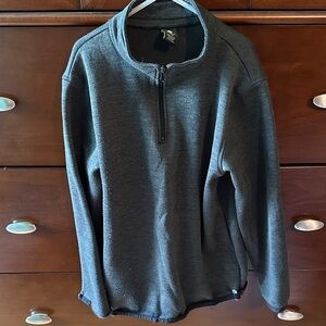 Xersion boys Charcoal Zip-Up Sweater